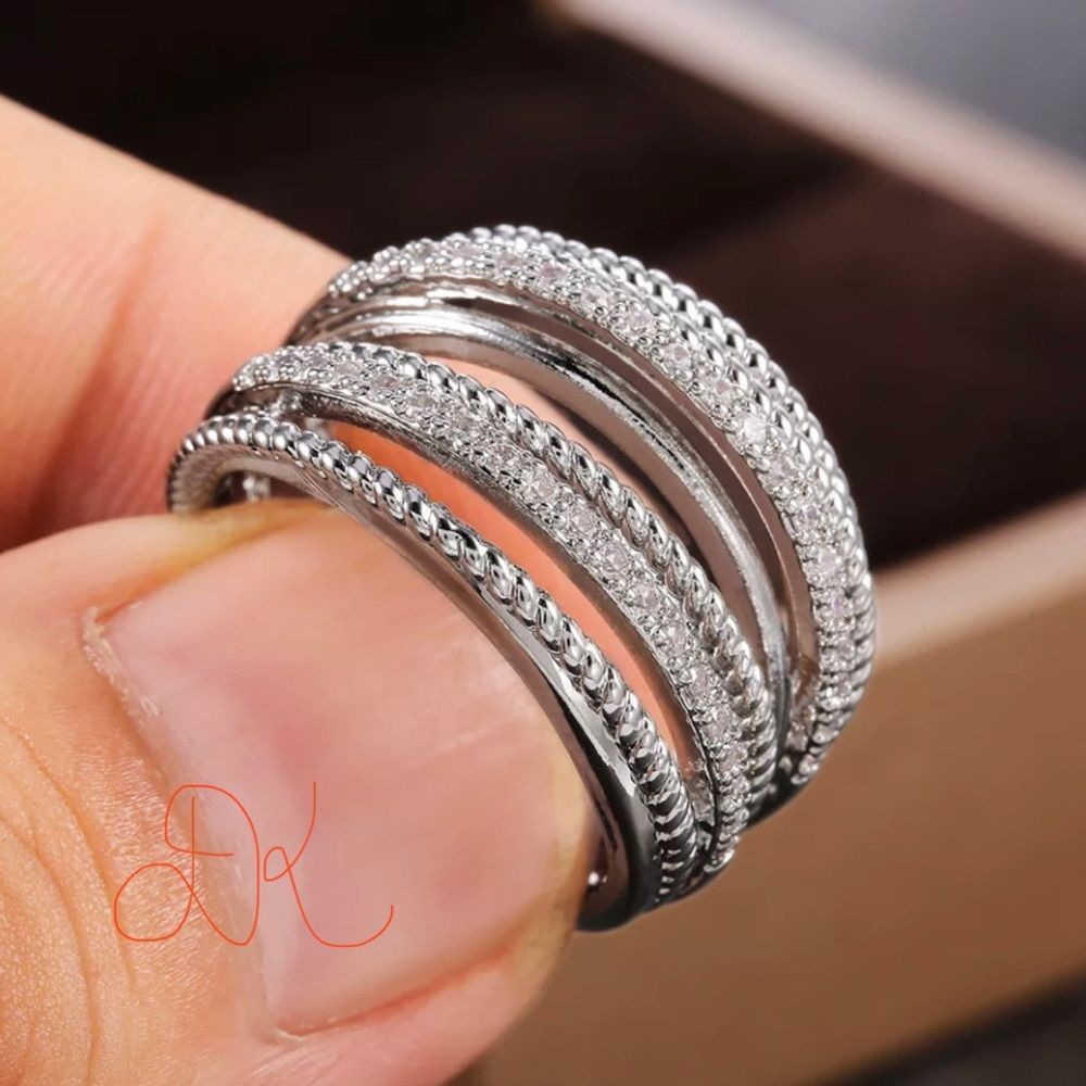 925/18K WHITEGOLD BRIANA BRIDAL RING